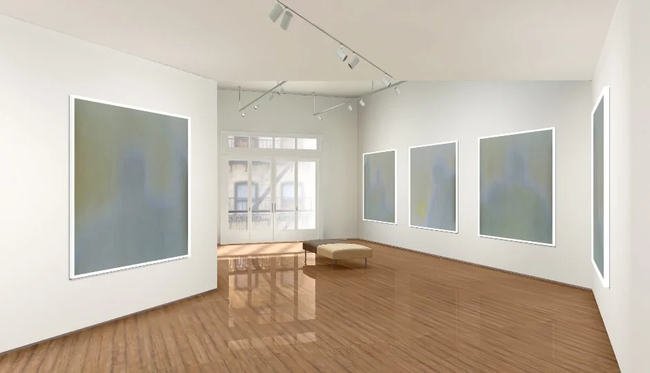 Exhibition view of Transparent Bodies series.