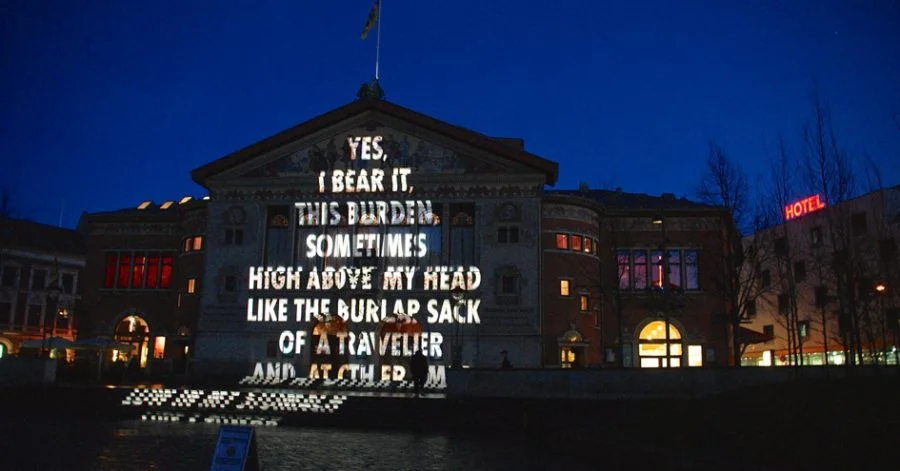 Jenny Holzer's For Aarhus installation.