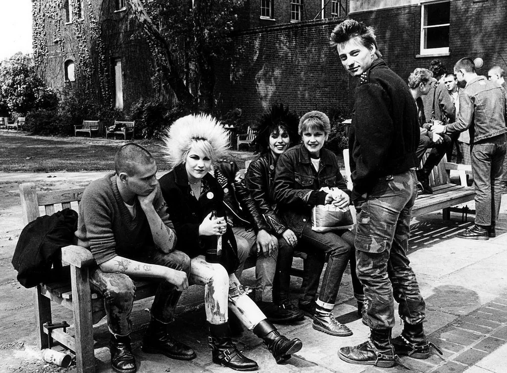 Punks , 1978 by Janette Beckman.