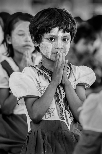From the series Portraits of Myanmar .
