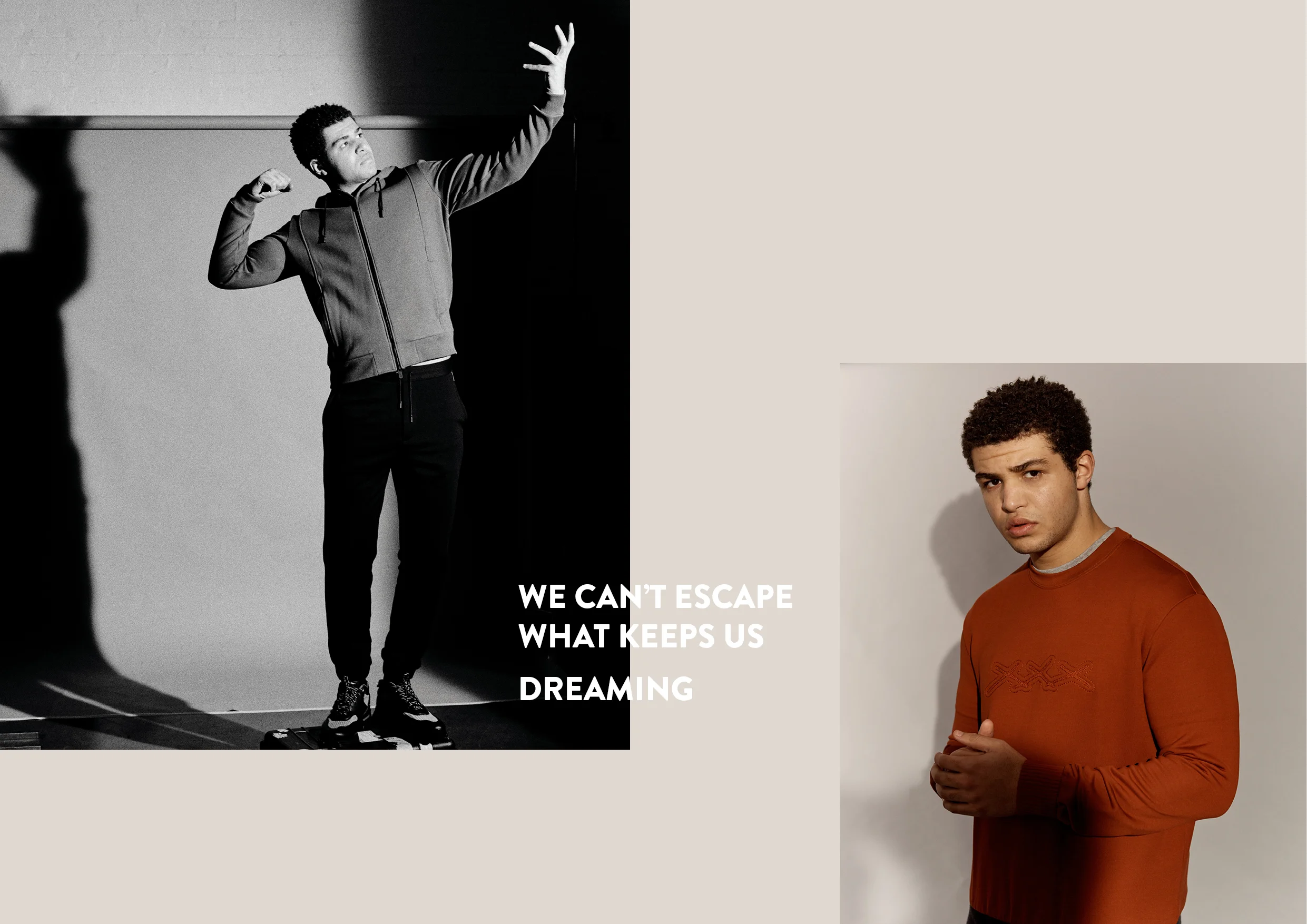 Marcus wears all looks by Ermenegildo Zegna .