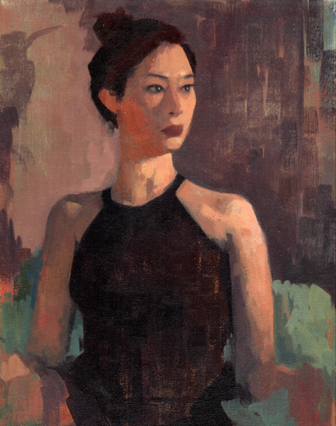 Life study in oil.