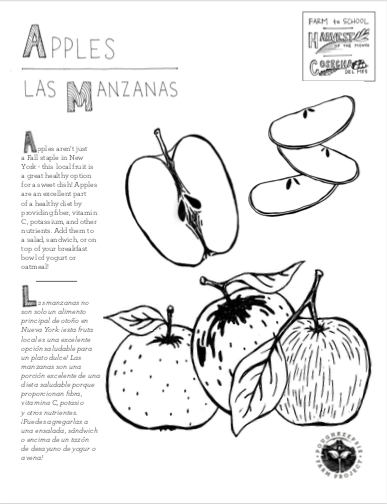 Apple Coloring Sheet
