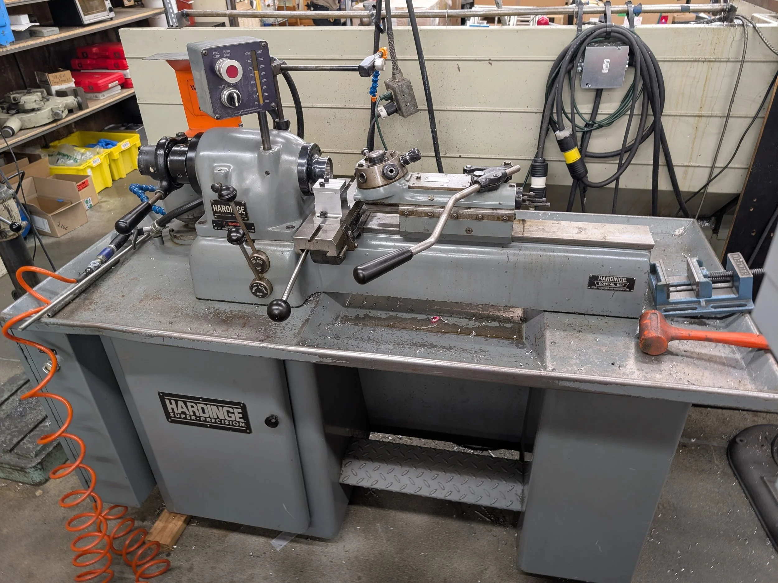 Hardinge DV-59 second operation turret lathe