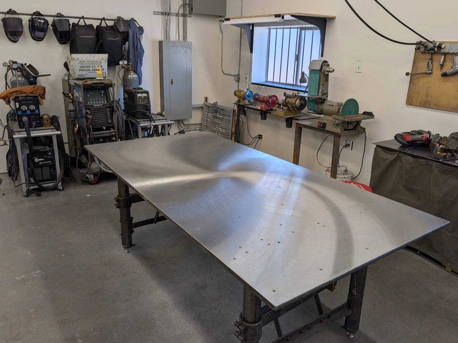 blanchard ground weld fabrication table