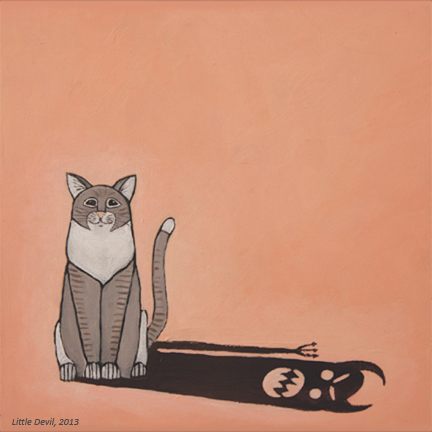'Little Devil', Acrylic, 2013