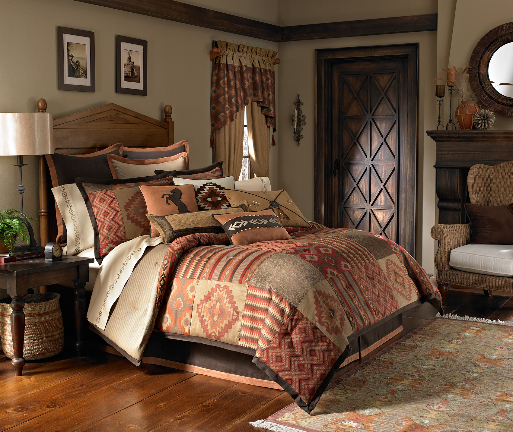 Lake Tahoe: Reba McEntire Reversible bedding for Dillard's