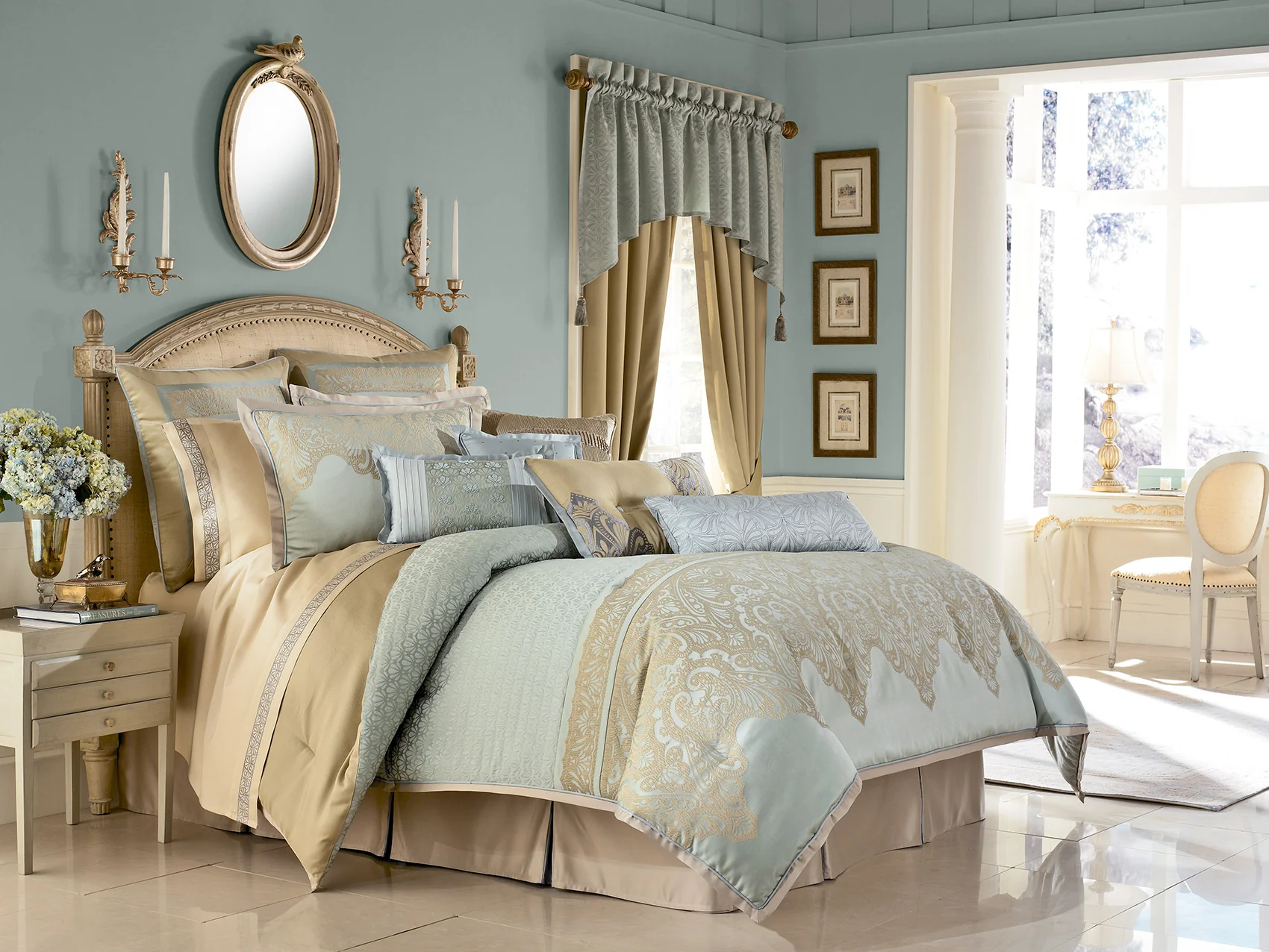 Portafino: Reba McEntire Reversible bedding for Dillard's