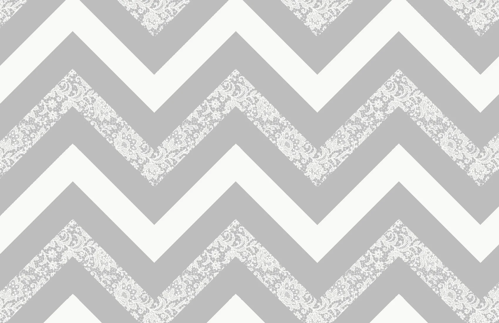 Chevron Lace Print
