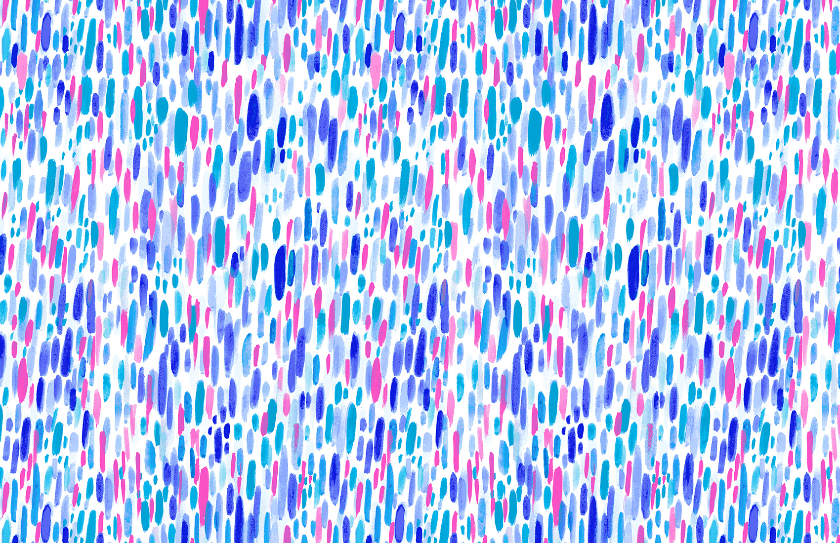 Watercolor Rain Print - Cool CW