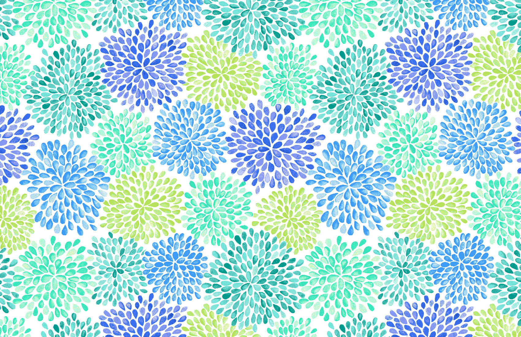 Watercolor Mum Print - Cool CW