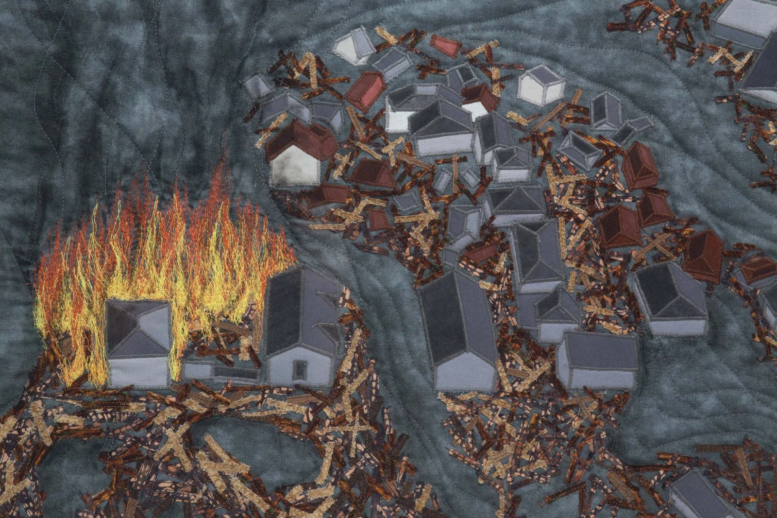 UP IN FLAMES DETAIL
