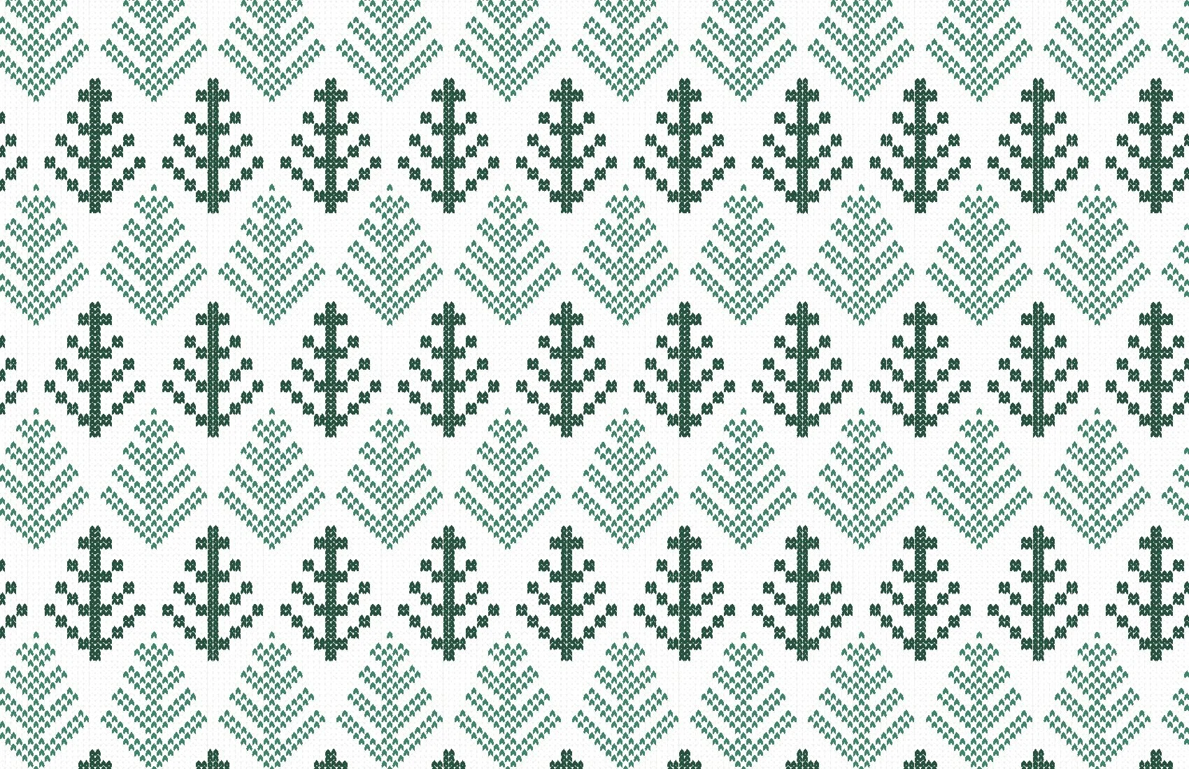 Holiday Tree Mingled Knit