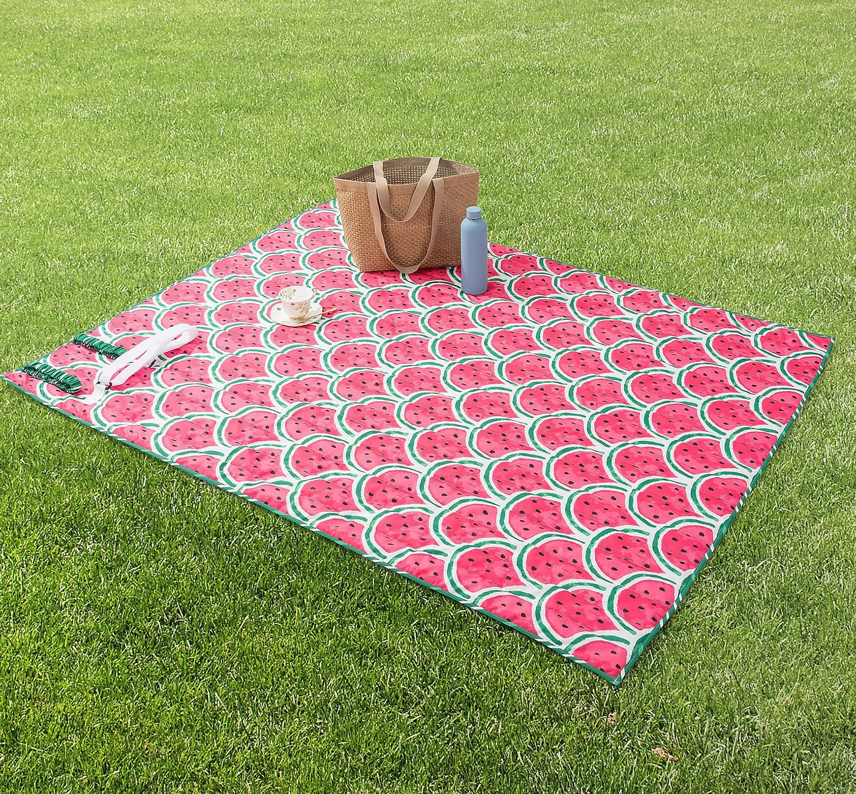 Watermelon Scallop Outdoor Blanket