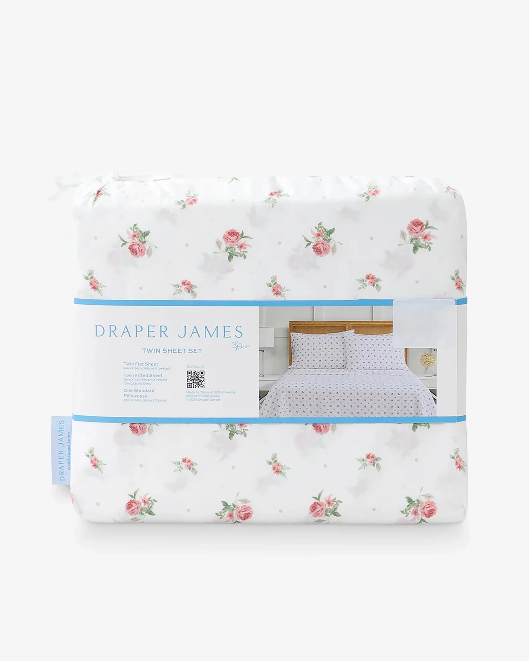  Designed floral sheet set for Draper.com. 