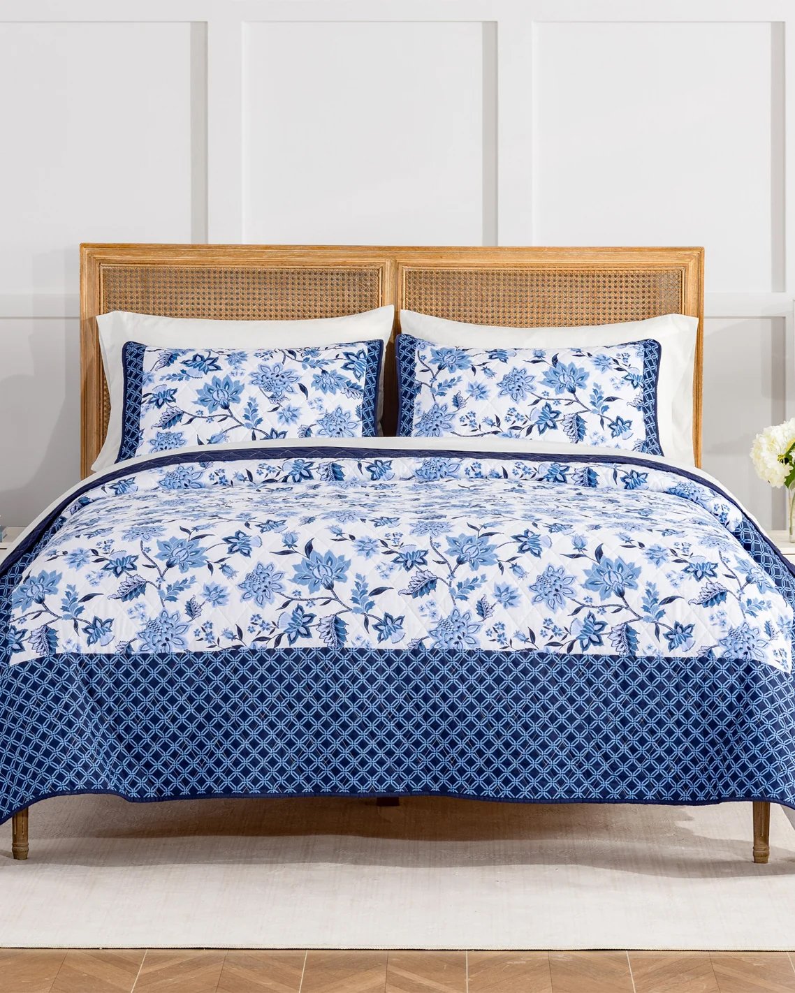 Wallpaper Floral Quilt