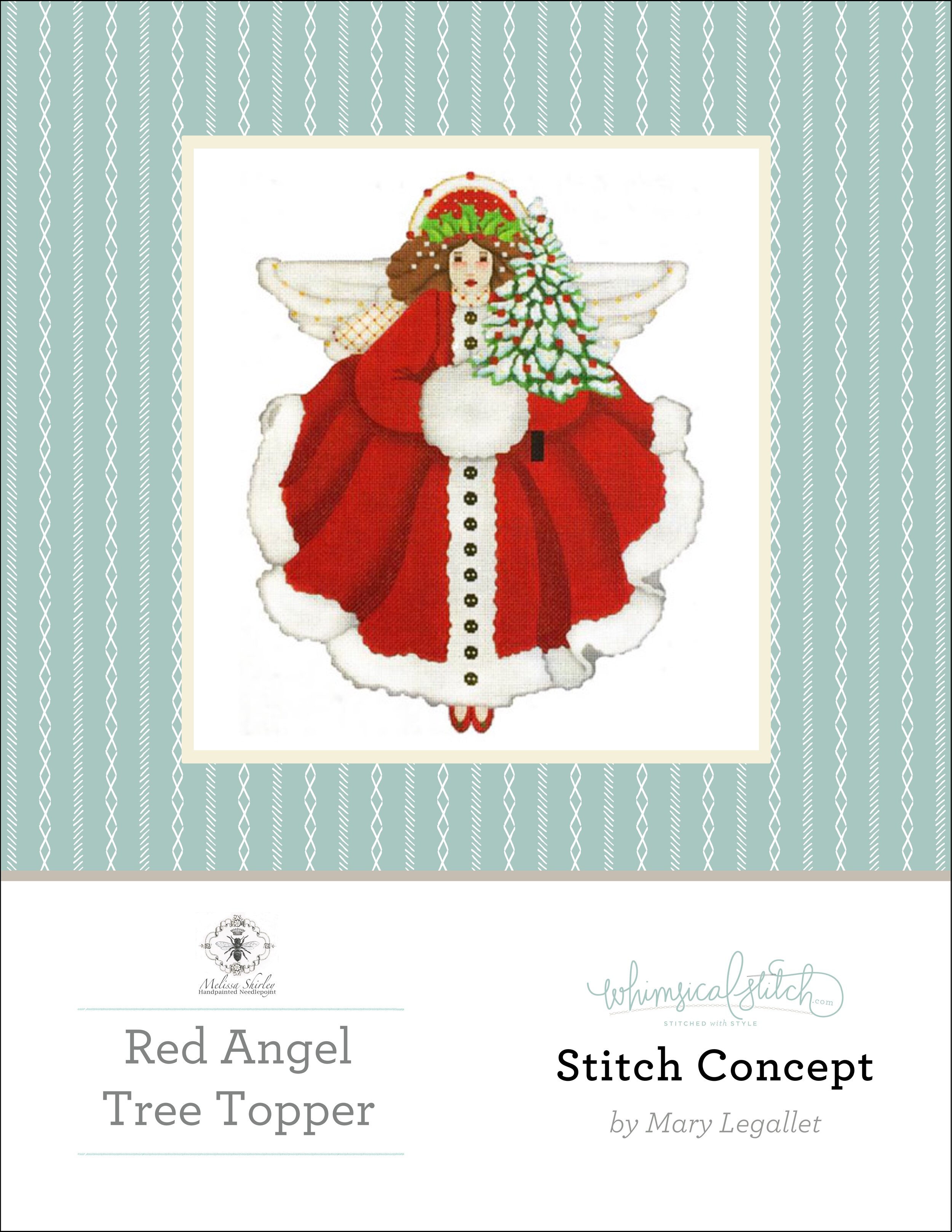 Red Angel Tree Topper