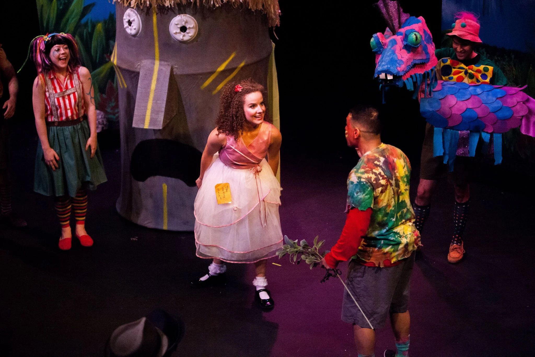 Good Good Trouble on Bad Bad Island at NextStop Theatre. Directed by Danny Tippett, Photo by Matt Rose Photography.