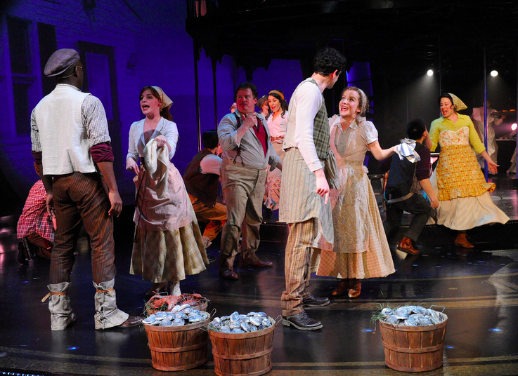 Carousel at Olney Theatre Center. Directed by Jason Loewith, Costumes by Seth Gilbert, Set Design by Milagros Ponce de Leon.