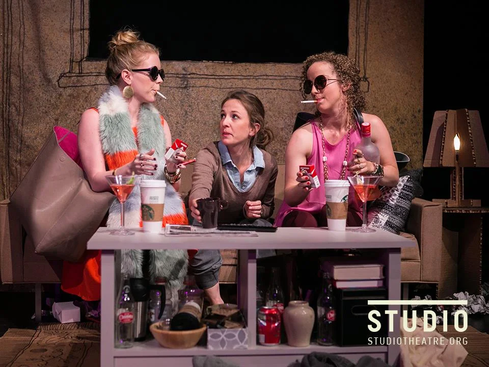 Mary-Kate Olsen is in Love at Studio 2nd Stage. Directed by Holly Twyford, Costumes by Kara Waala, Set Design by Paige Hathaway, Photo by C. Stanley Photography.