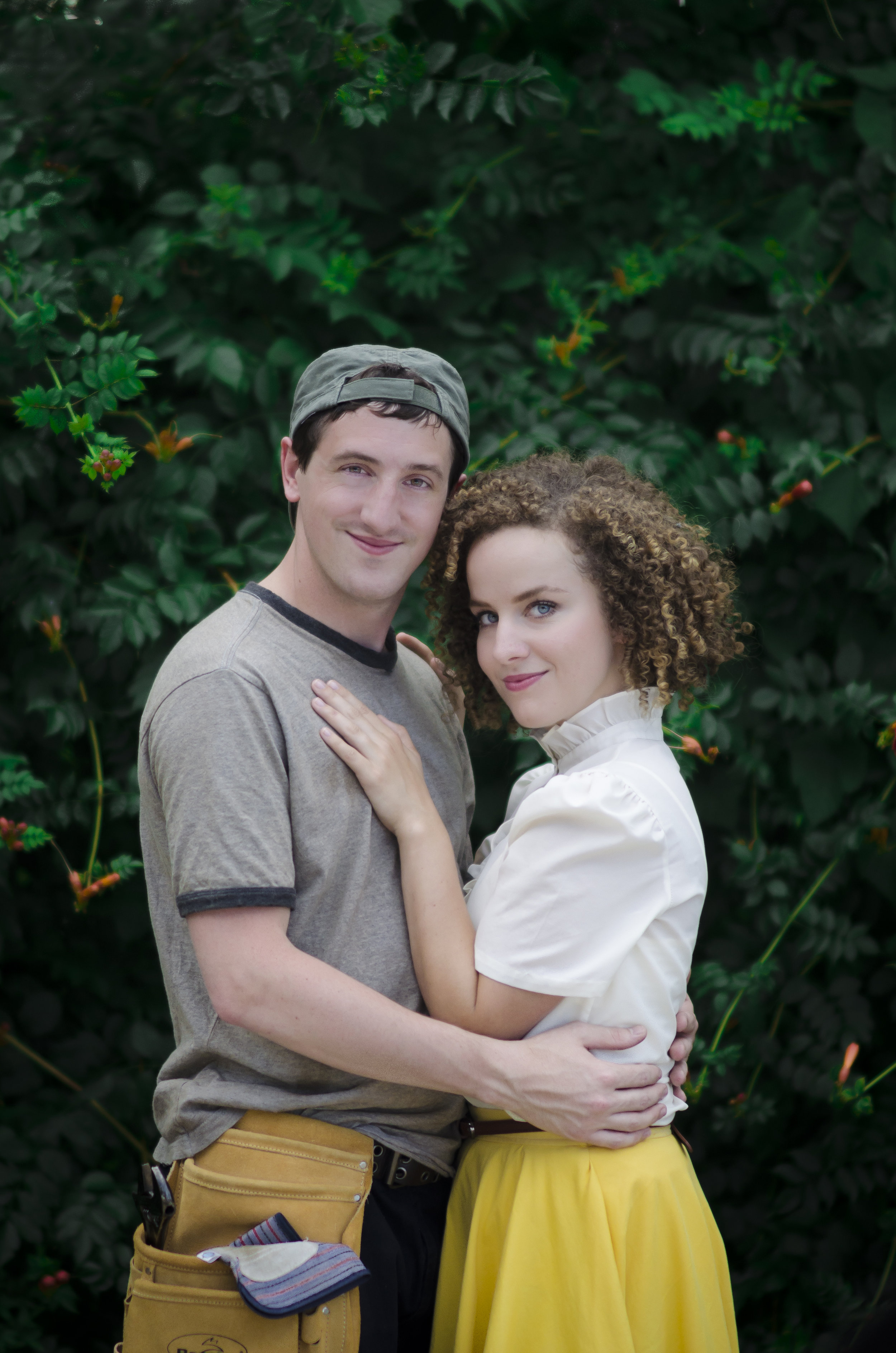  Hope and Bobby in Urinetown with Monumental Theatre Company. Directed by Jenna Duncan, Costumes by Kelsey Sasportas, Photo by RJ Pavel Photography 