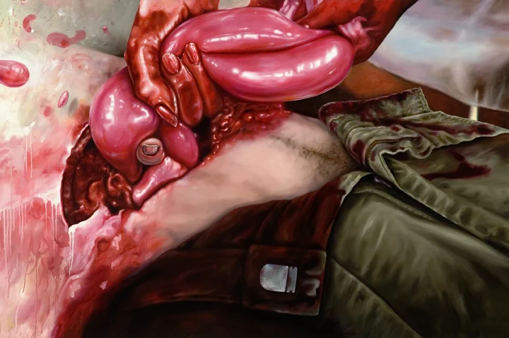 Pluck oil on canvas 48 x 72