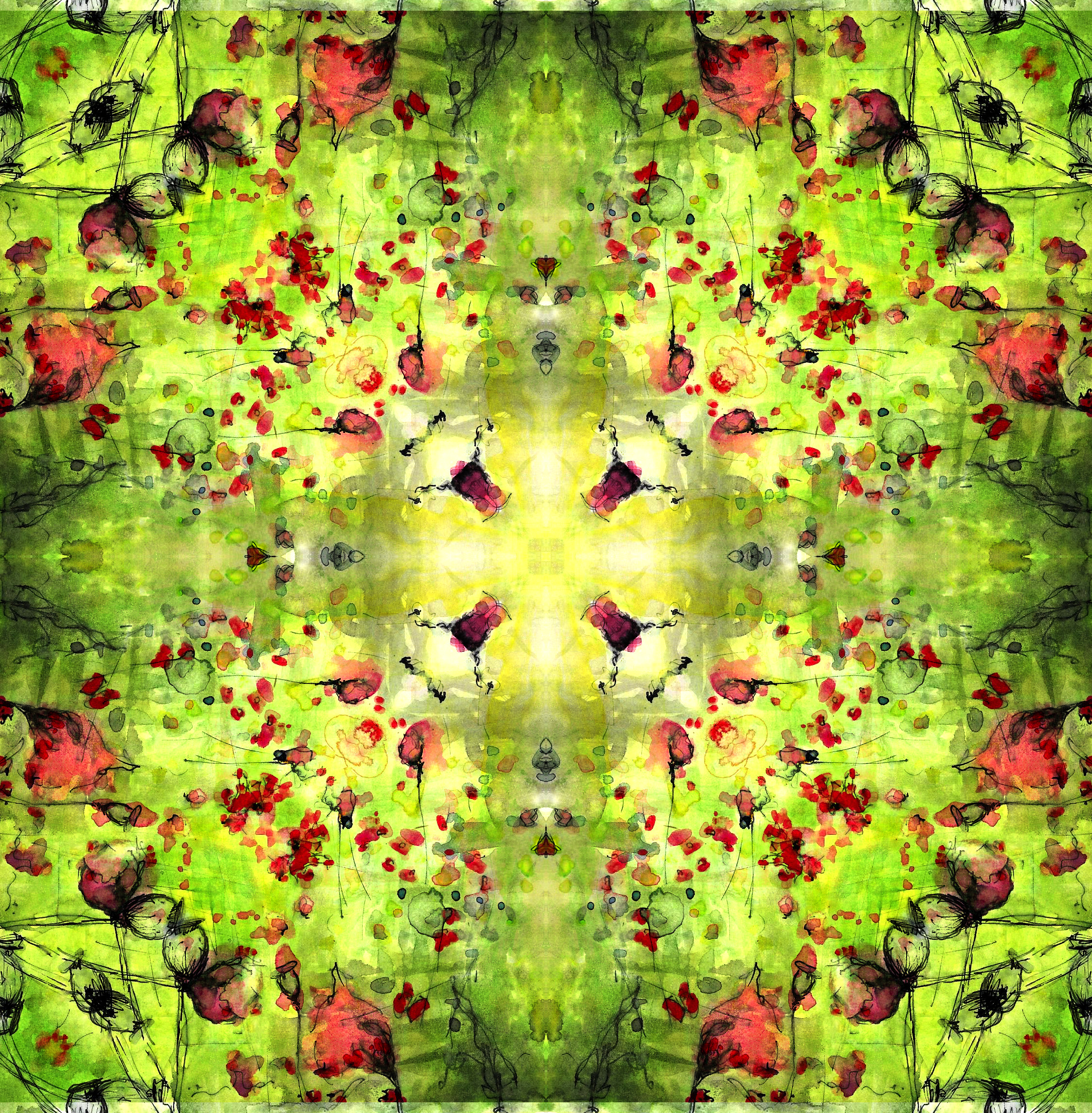 Agatha Christie's garden - Digital design