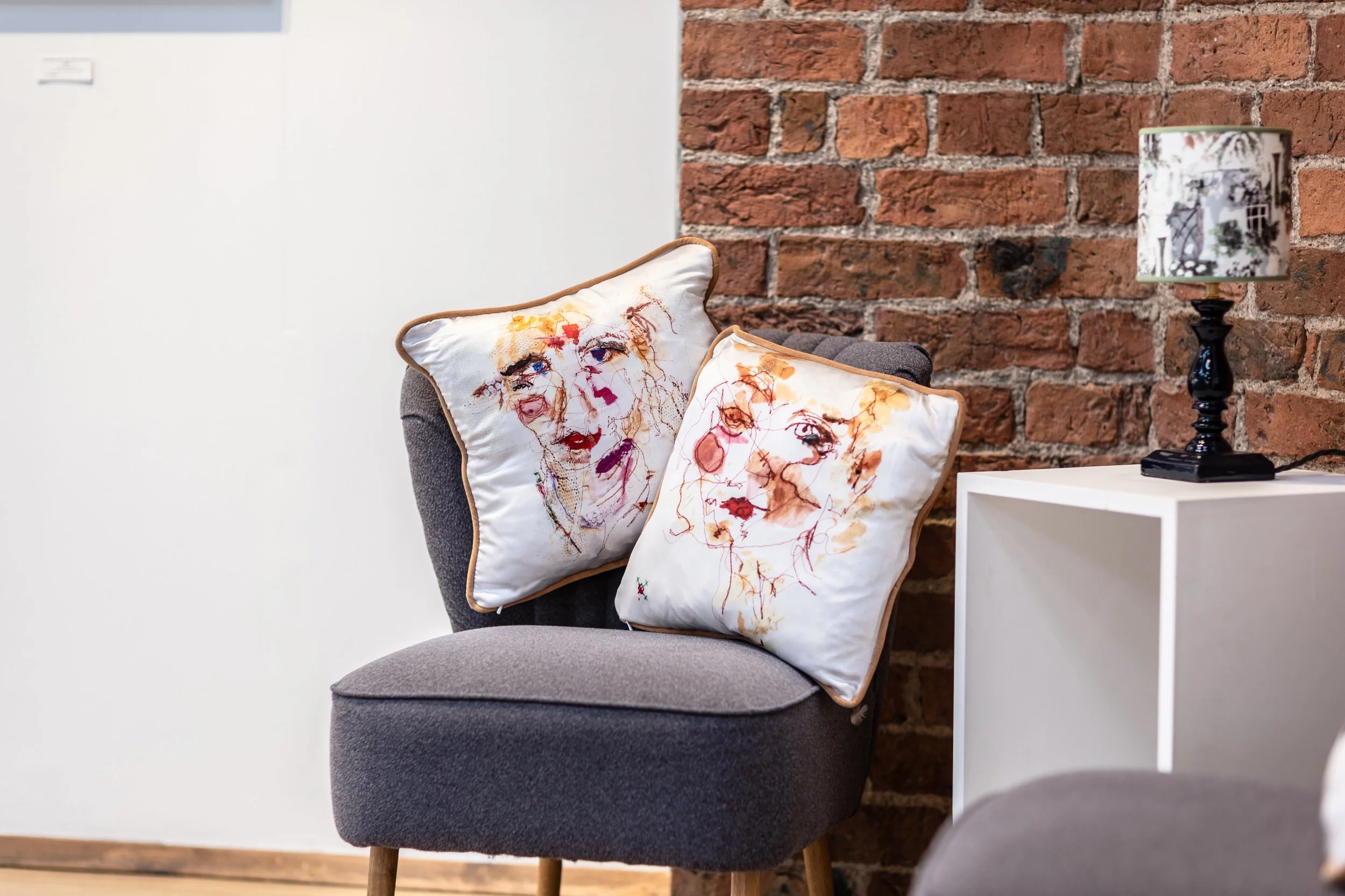 The Sunday Morning Flowers Cushion