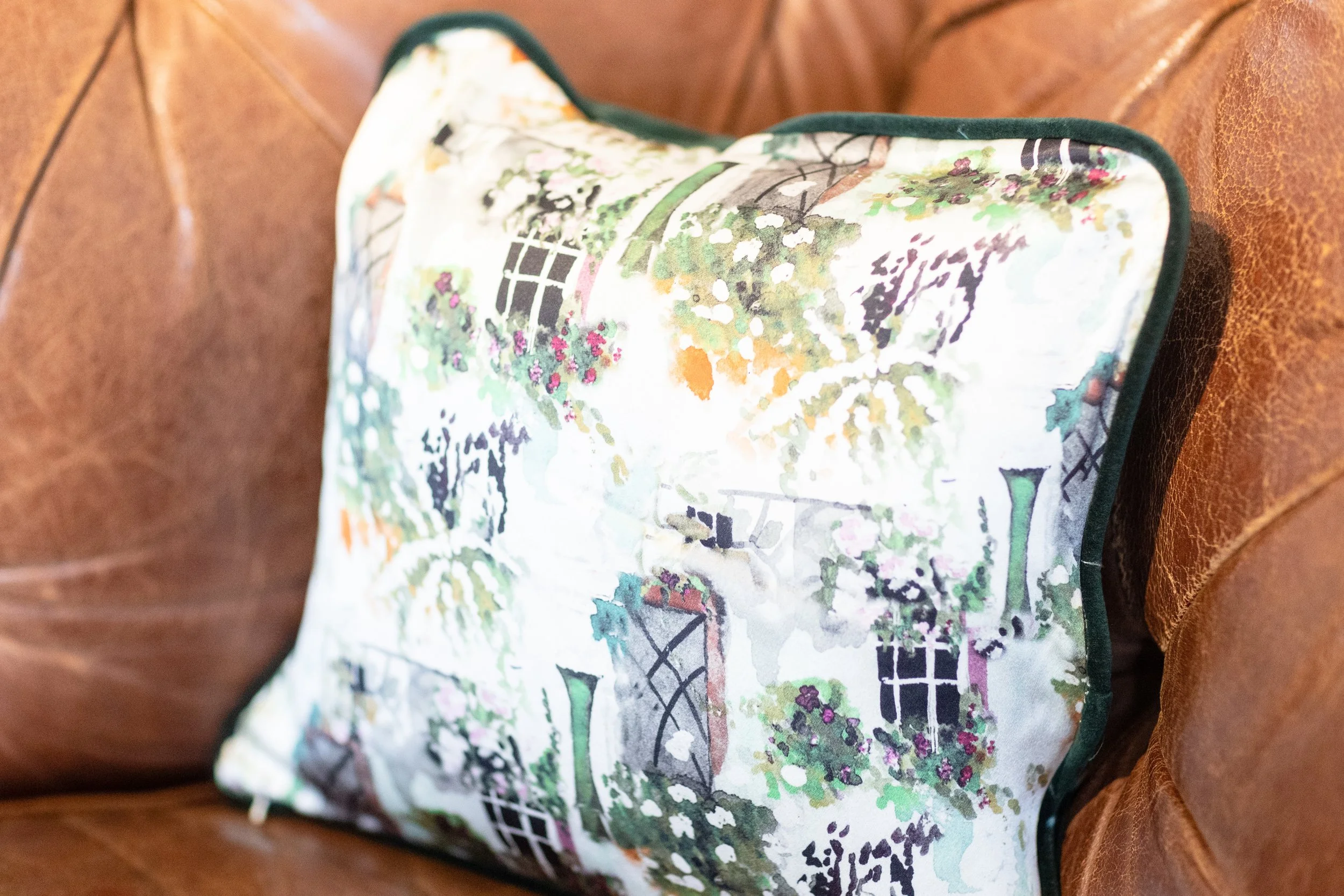 The Gigi Garden (repeat) Cushion