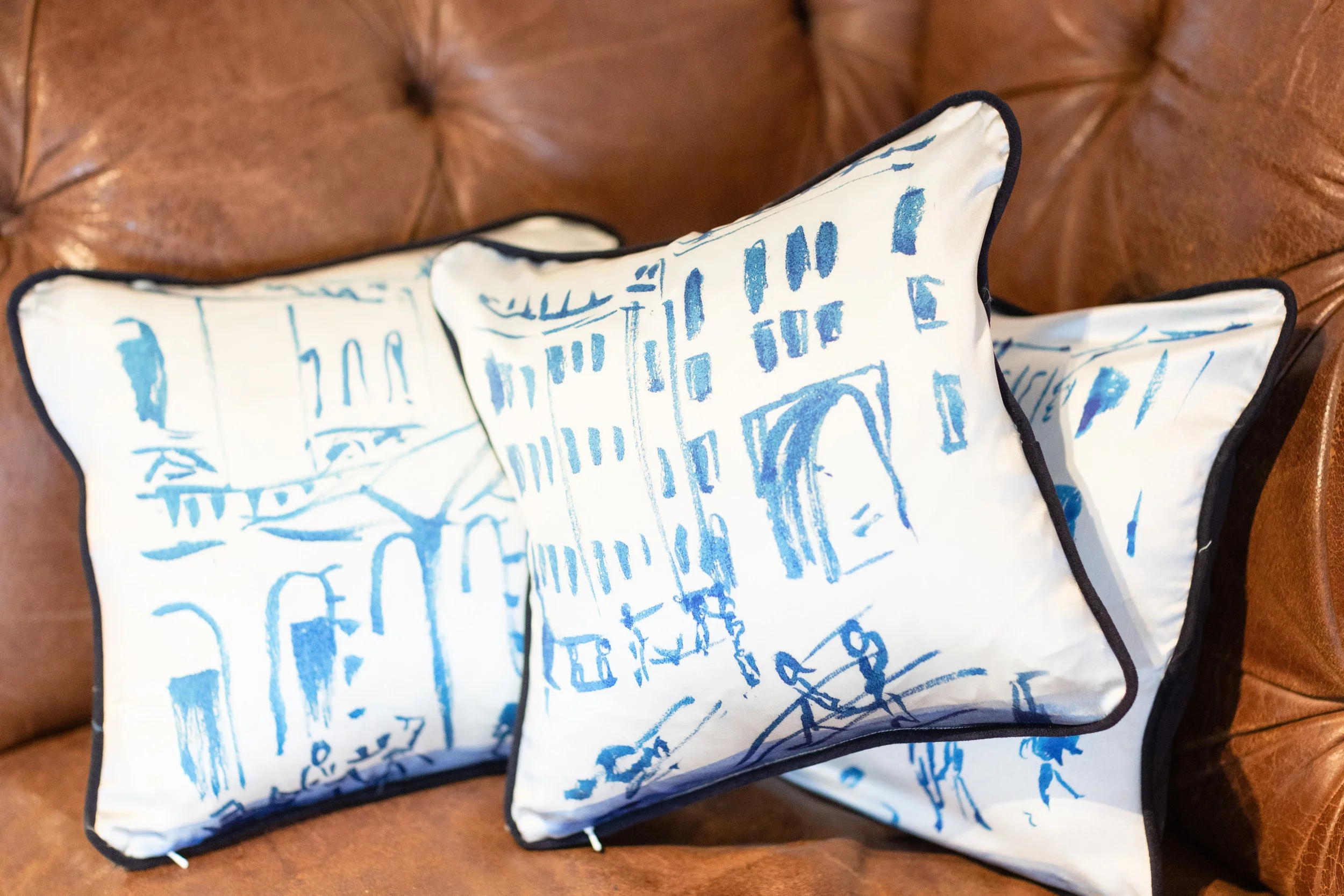 The Delft Blue Gallery Cushion Collection