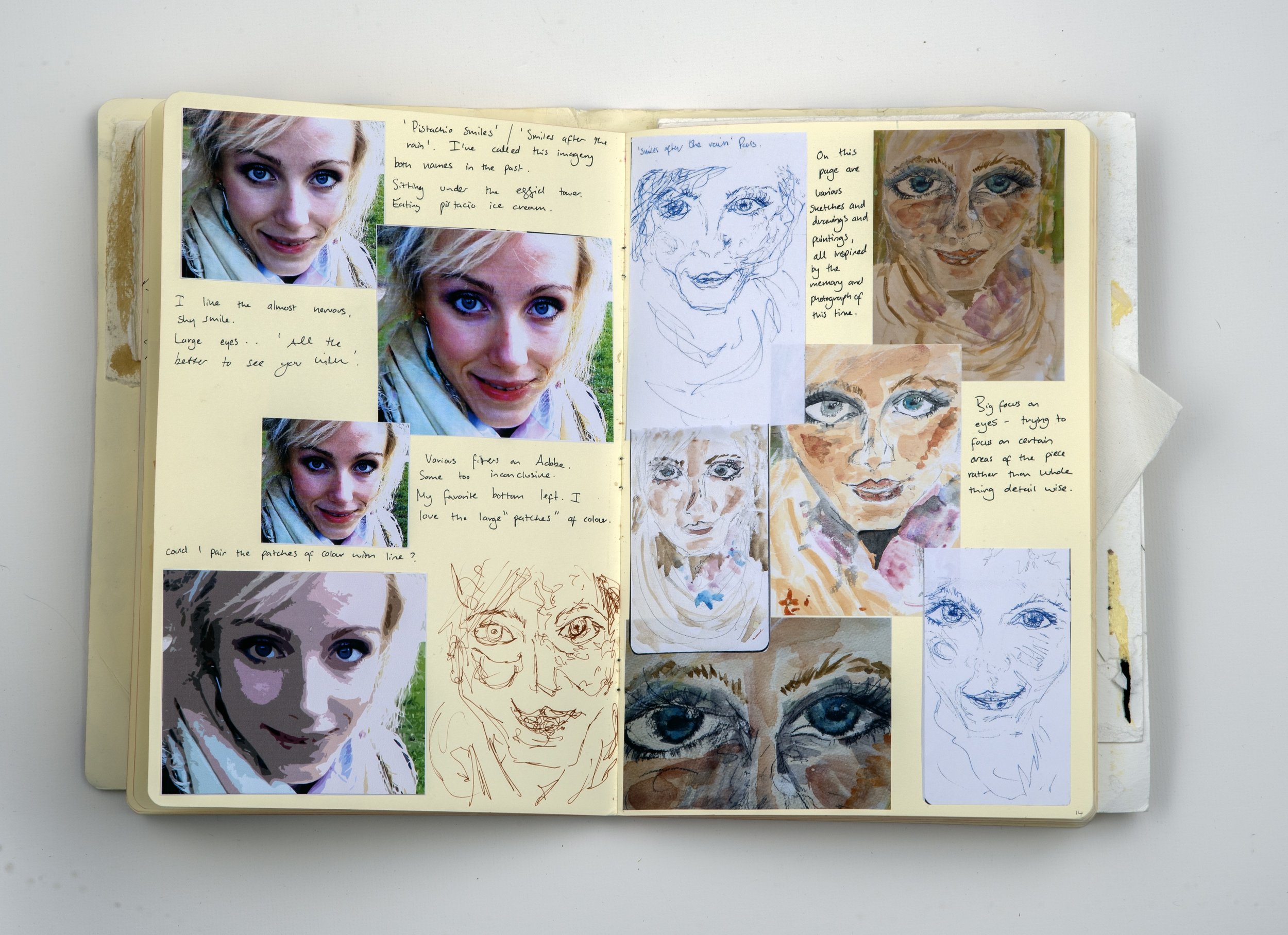 Stories my Grandmother told me (Sketchbook page) (2021)