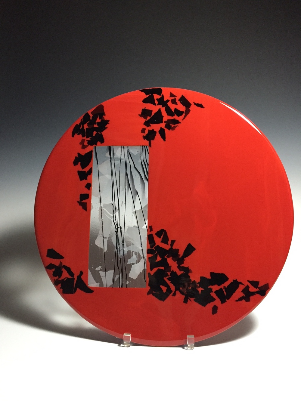 Red & Black with Window<a href=>→</a><strong>18" Diameter Bowl $475</strong>