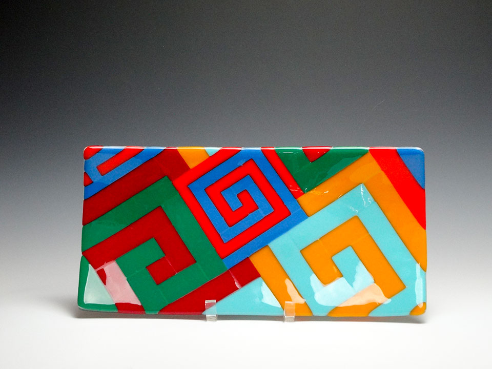Greek Key Platter<a href=>→</a><strong>7.5" x 15" $260</strong>