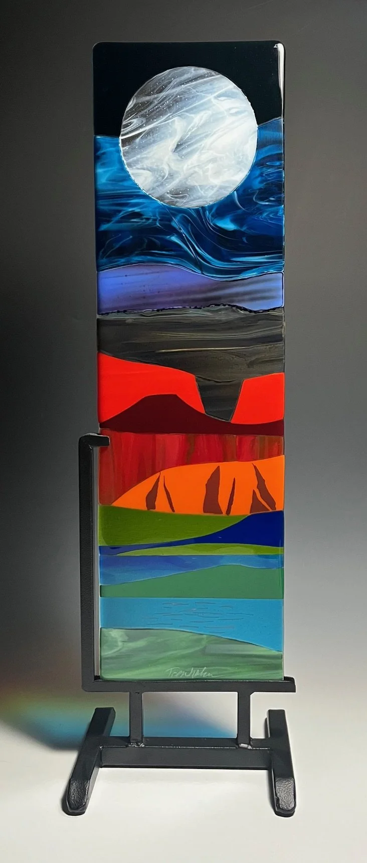 Desert Moon 8" x 24" $1,000 Sold