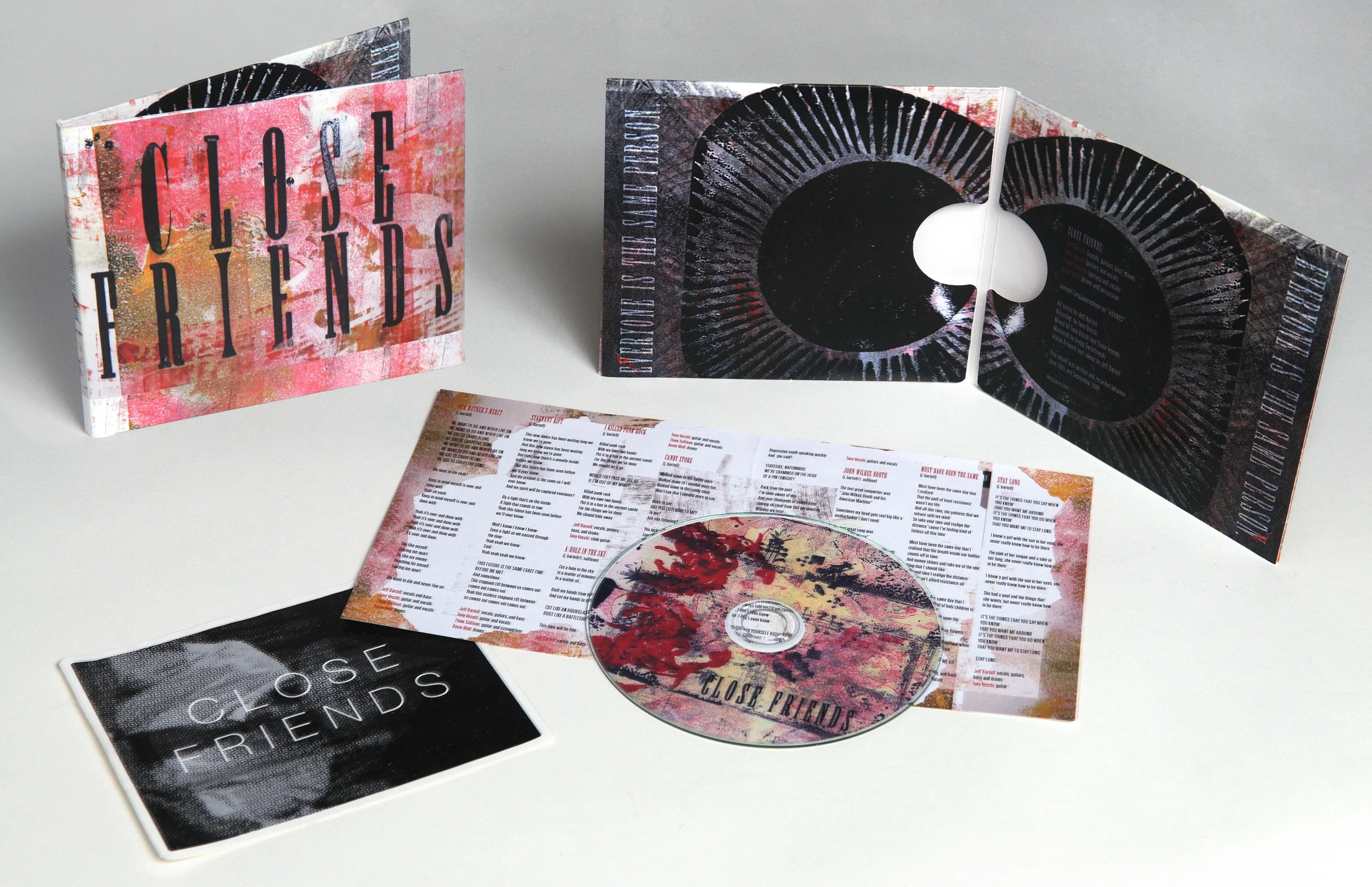 Close Friends Album Package Design
