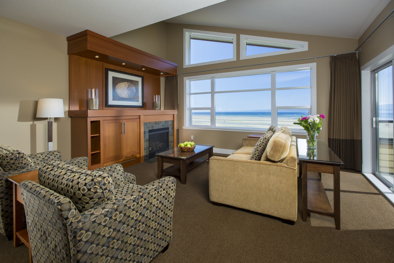 Stunning Ocean Vistas: Your Suite's Cozy Living Room at The Beach Club Resort