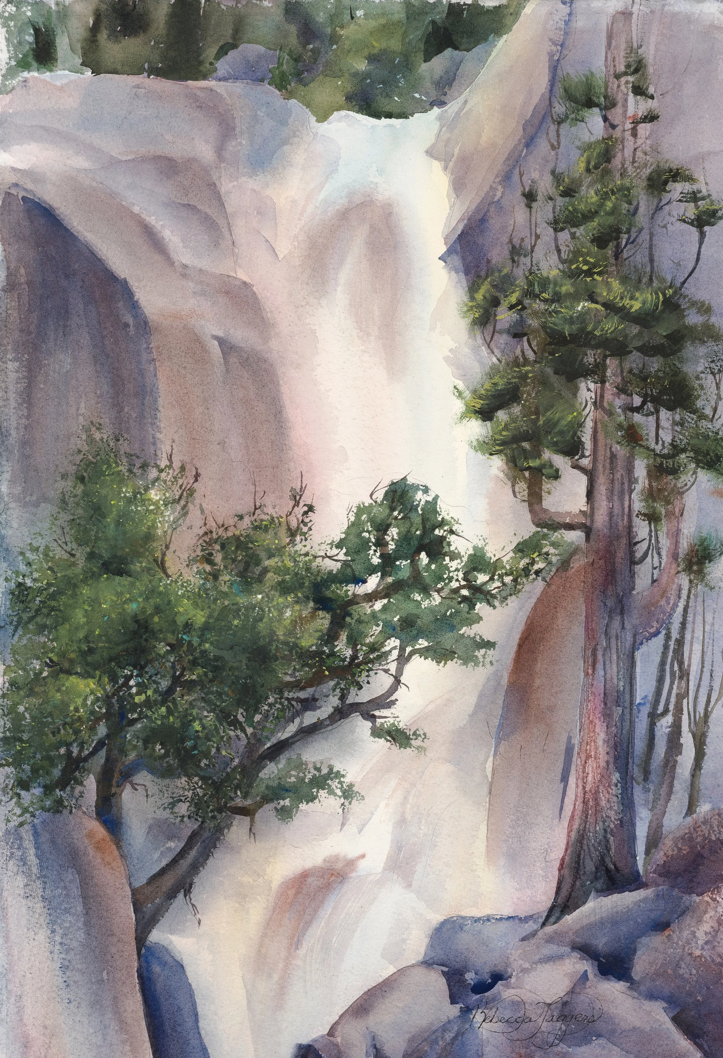 May Waterfall in Yosemite