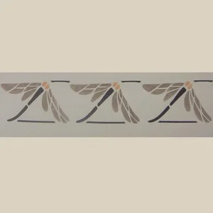 Dragonfly Border Stencil Template
