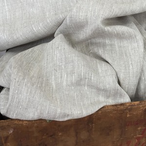 Peasant Linen, Oatmeal: medium weight & excellent for all designs. Oatmeal is a traditional linen weave of natural & oyster for a homespun look. 55" wide. $24.00 per yard.