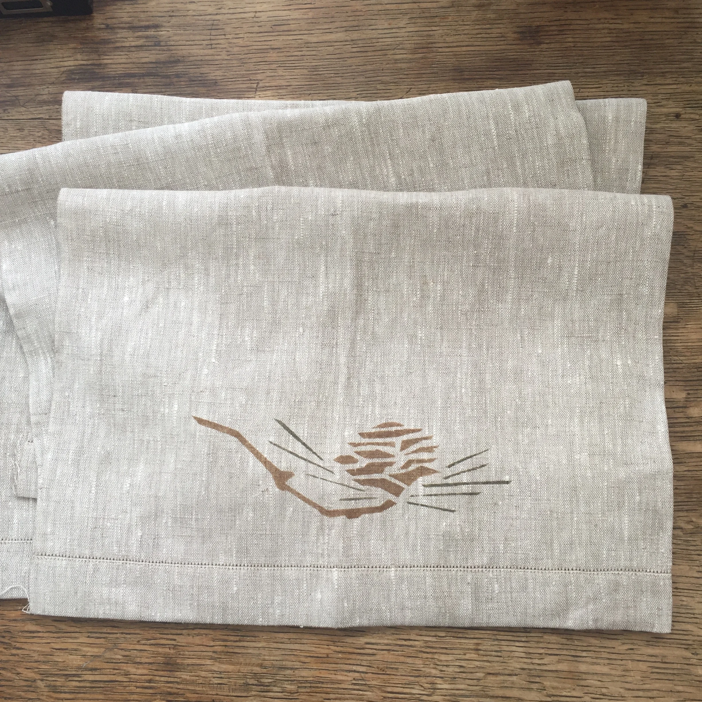 Pine Cone Stencil #2