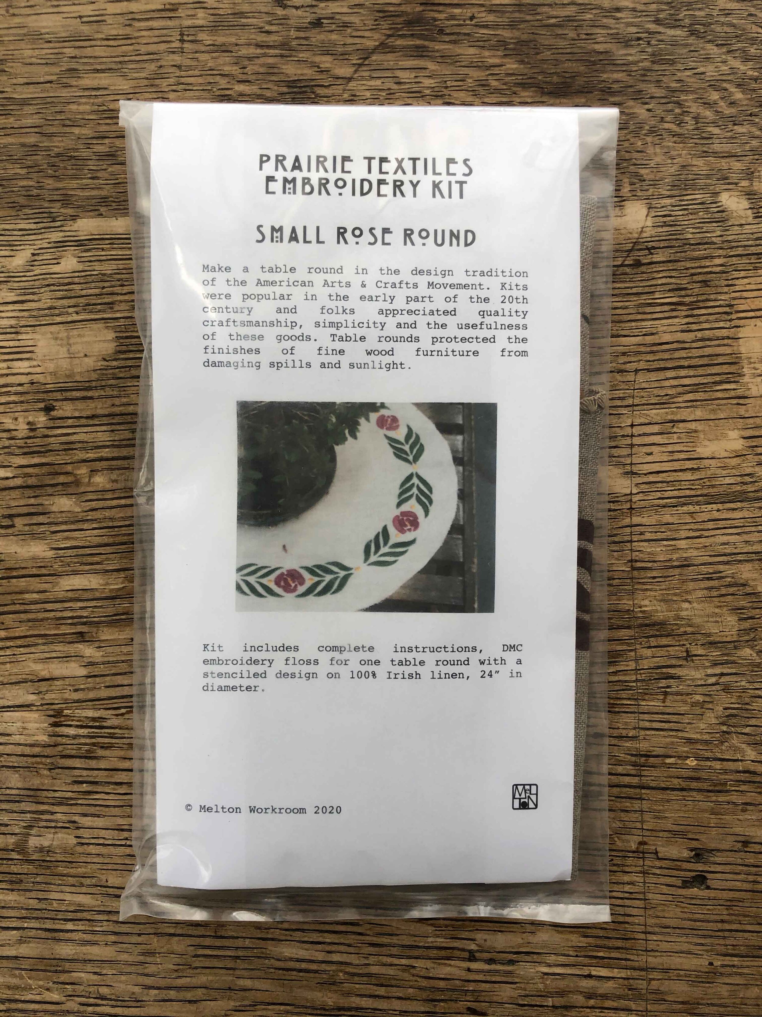 Small Rose Round Table Top DIY Kit