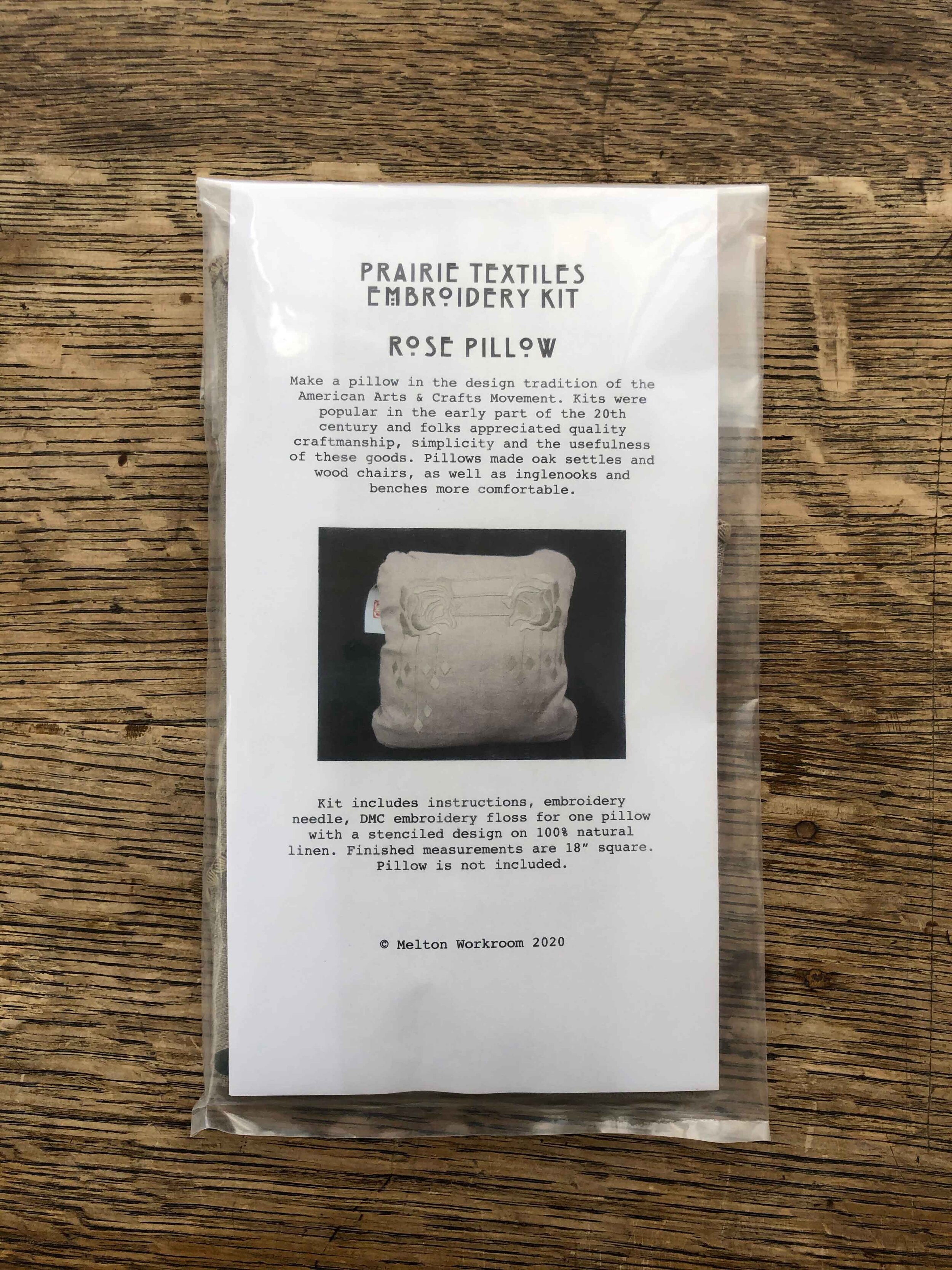 Rose Pillow DIY Kit