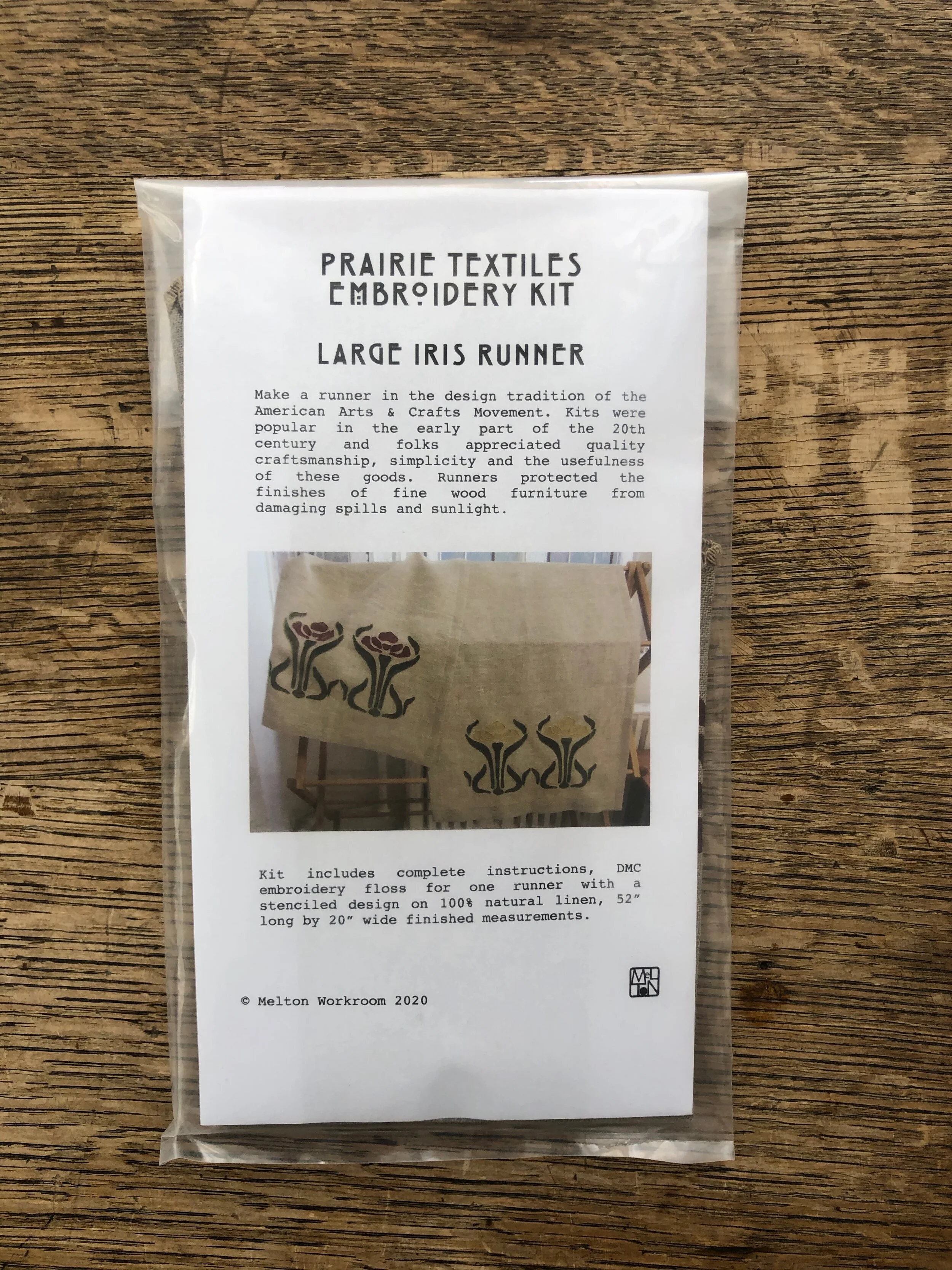 DIY large iris runner kit artwork - gold.jpeg