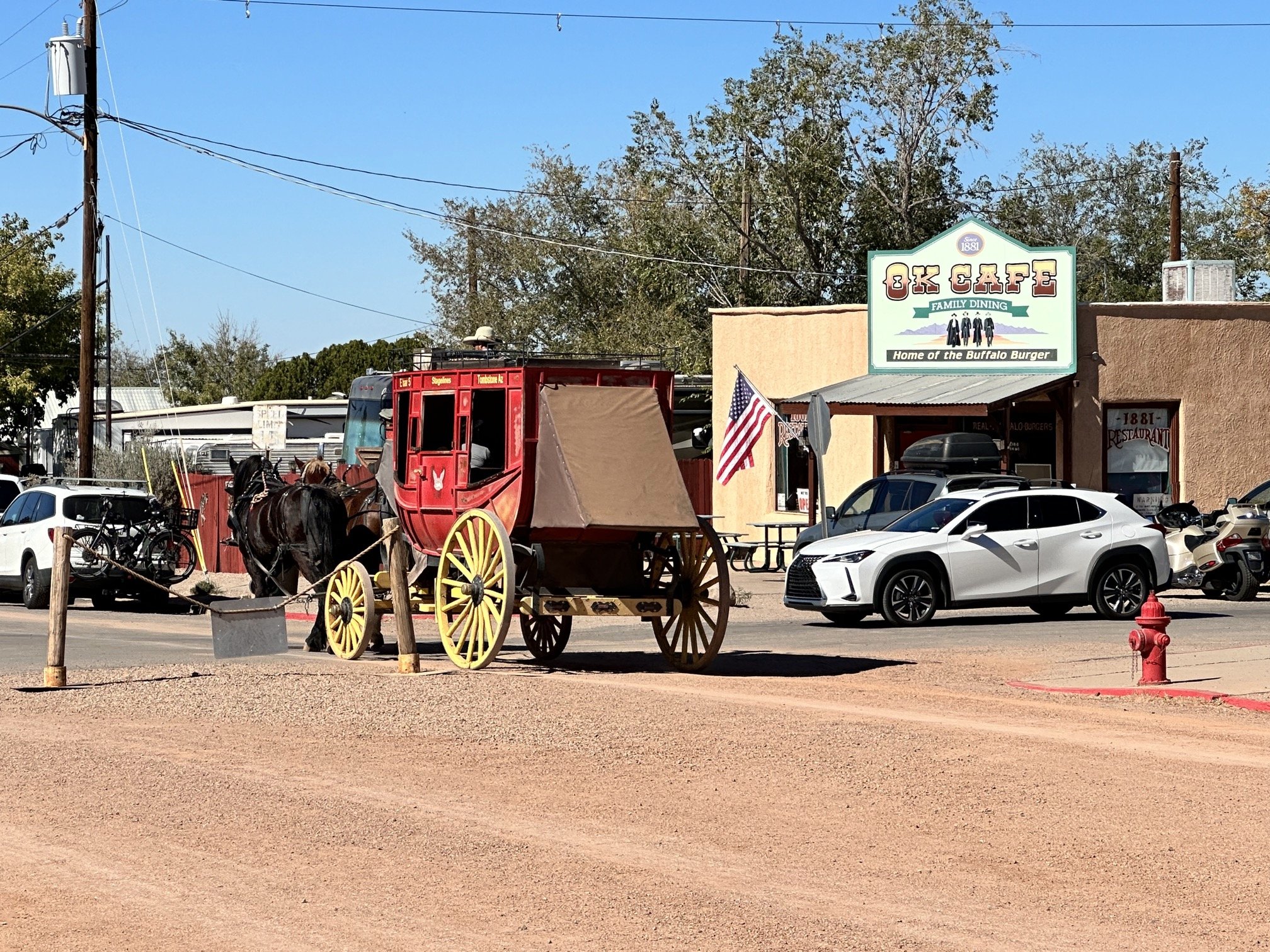 Grab a stagecoach ride in Tombstone!