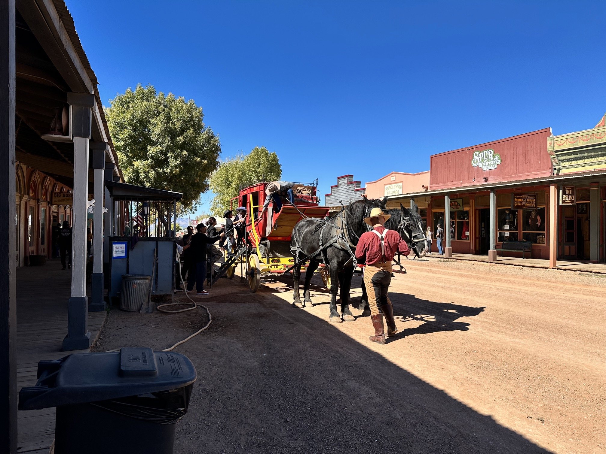 Grab a stagecoach ride in Tombstone!