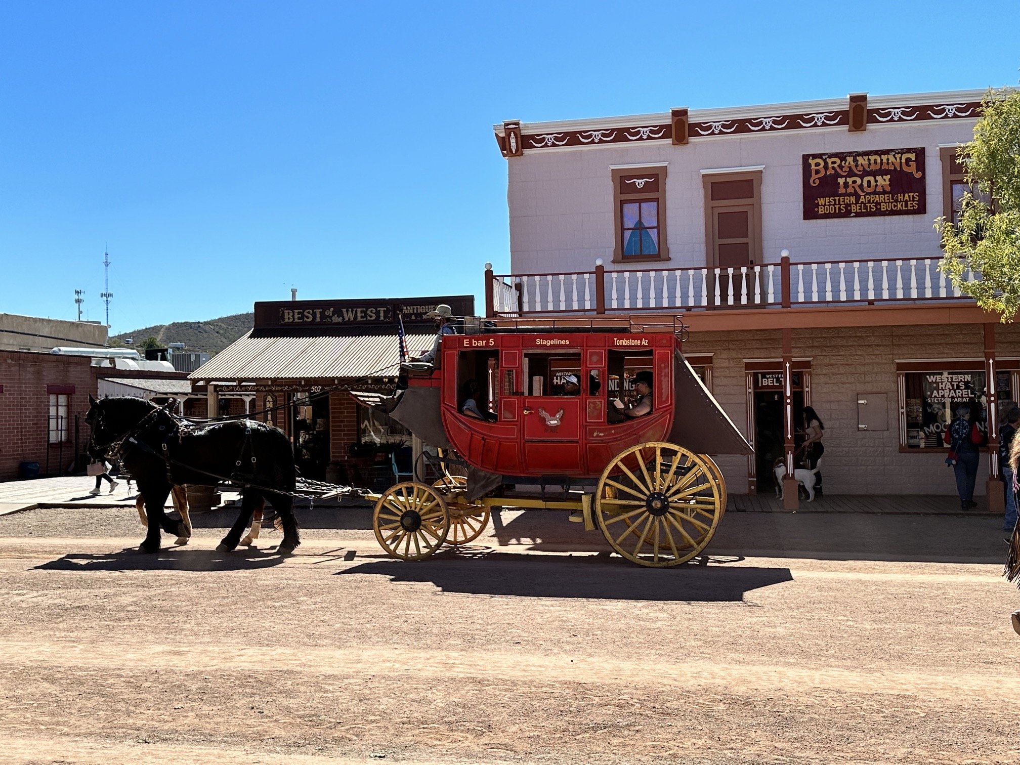 Grab a stagecoach ride in Tombstone!