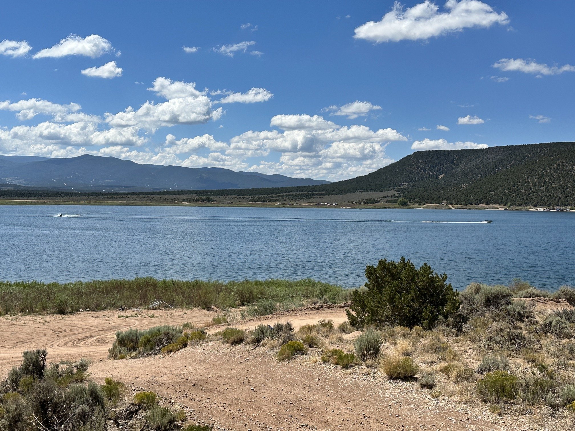Enjoy a day on the water at nearby Mountain Home Reservoir!