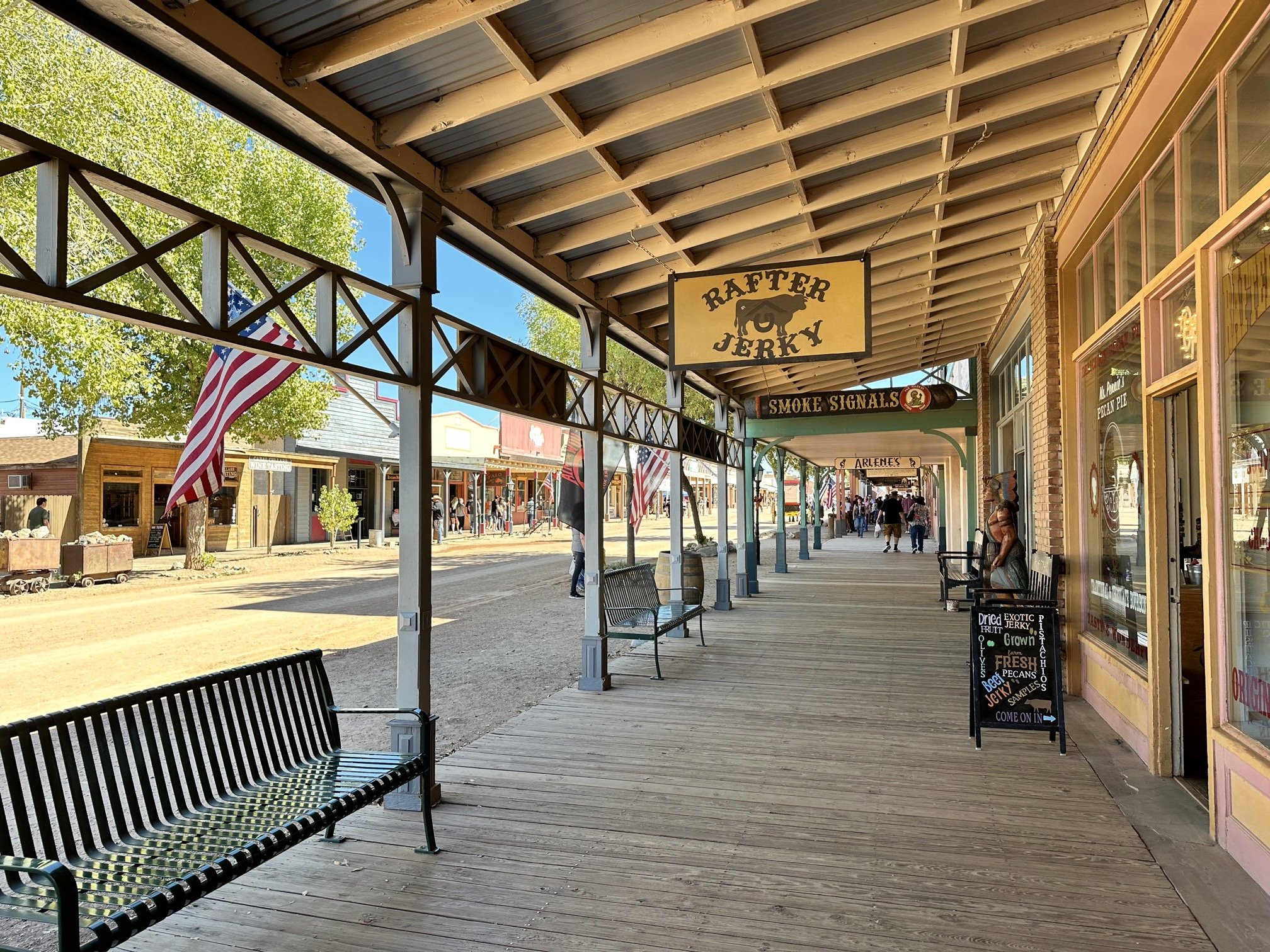 Nearby Tombstone AZ offers a true Old West feel, with loads of shops, attractions, and dining opportinities!
