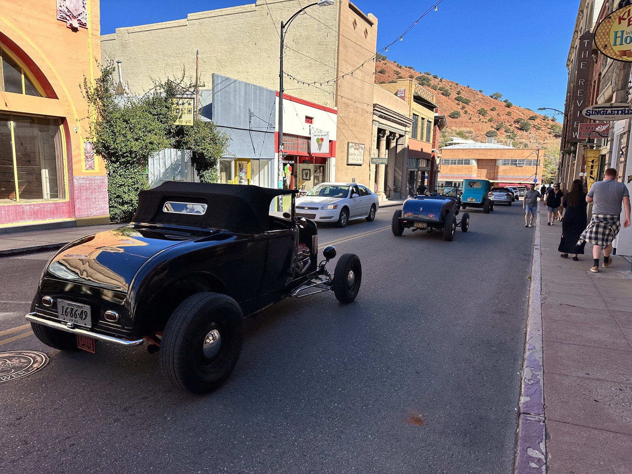 Enjoy an antique car show in Bisbee!