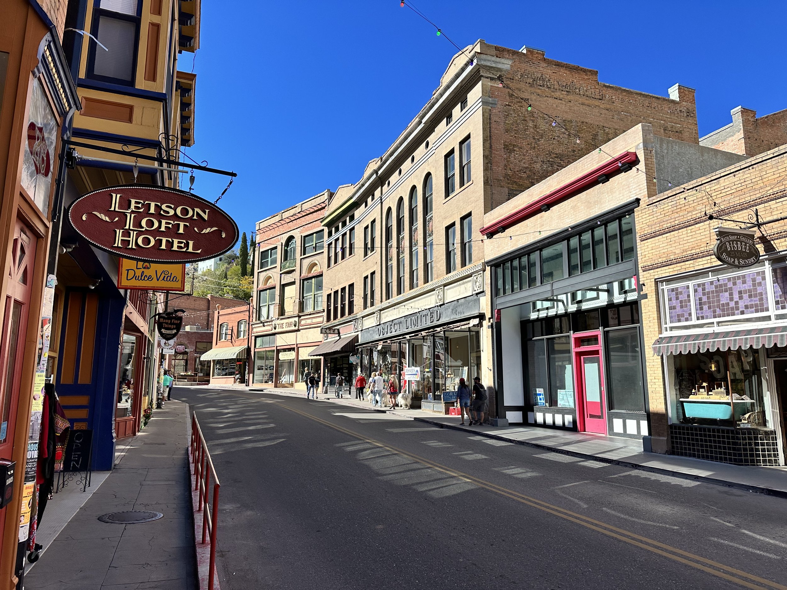 Nearby mining town of Bisbee has unique dining and shopping opportunities!